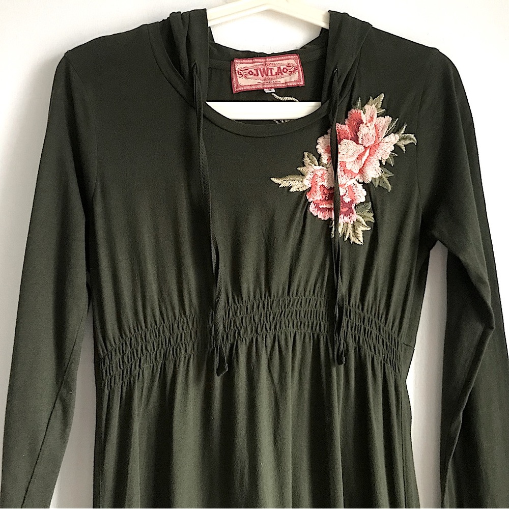 JWLA JOHNNY WAS Hoodie Embroidered Dress Tunic - Picture 4 of 10